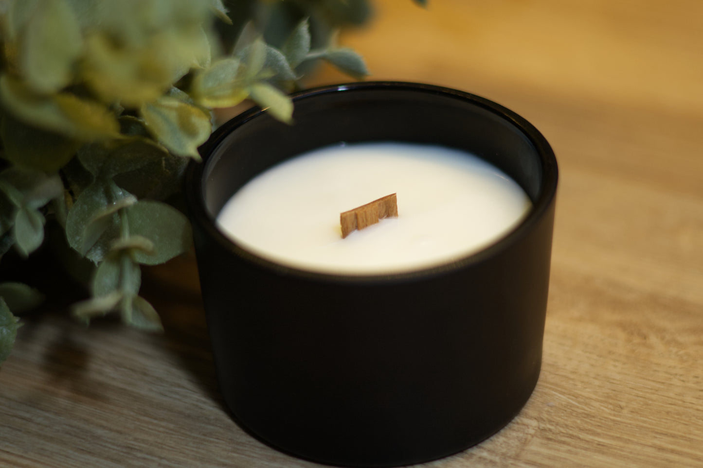 Matte Black Candle Jar